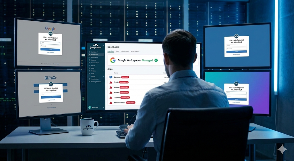 האויב שבפנים: למה למנהל השיווק שלכם יש דרופבוקס פרטי (ואיך JumpCloud עוזר לי לעצור את הדימום)