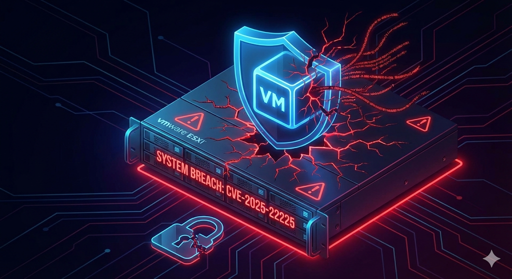 עצרו הכל: קבוצות כופרה מנצלות עכשיו חולשת ESXi קריטית (CVE-2025-22225) – בדקו אם אתם חשופים